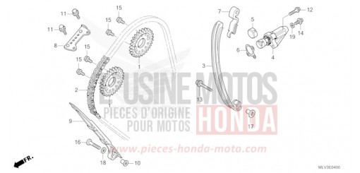 CHAINE A CAMES/TENDEUR CB1000ST de 2026
